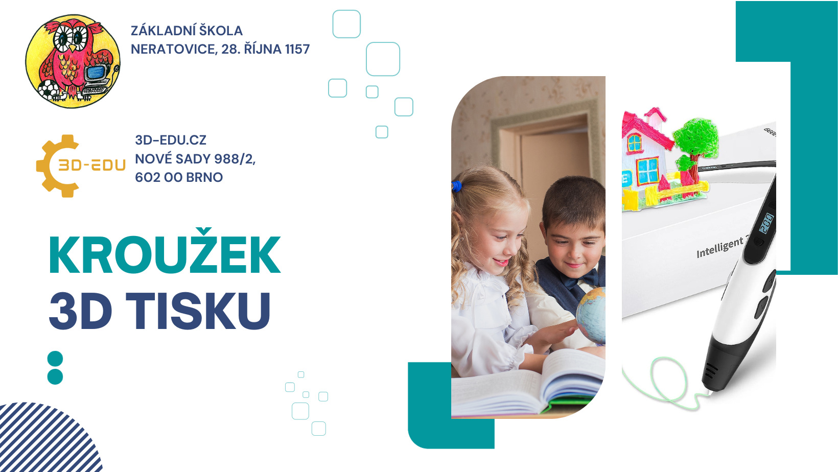 3D kroužek - 3D pero (1. pololetí)